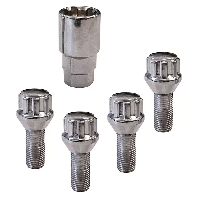 Carpoint Slotbout Wiel set Type D - 5 -delig - Vooraanzicht