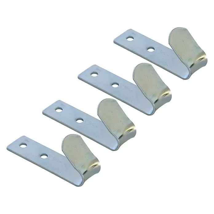 Carpoint Schroefhaak 72 mm - 4 st., Metaal - Diagonaal zicht