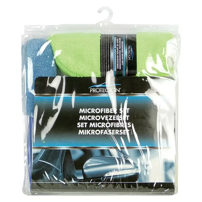 Protecton Microvezelset - 9-delig - Top-down weergave