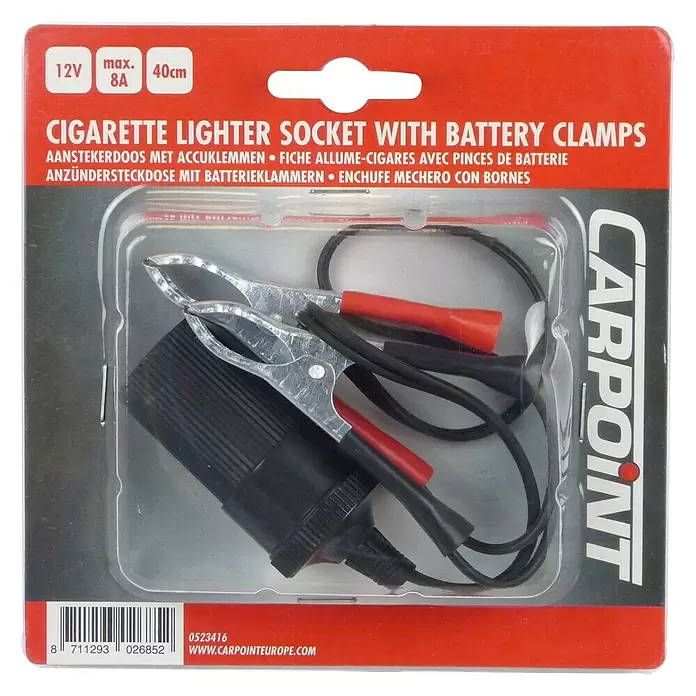 Carpoint Stekkerdoos 10A - 12 V - Top-down weergave