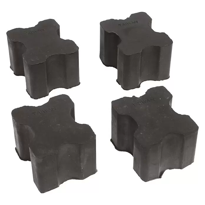 Carpoint Stootbescherming vering - 4 stk. - Diagonaal zicht