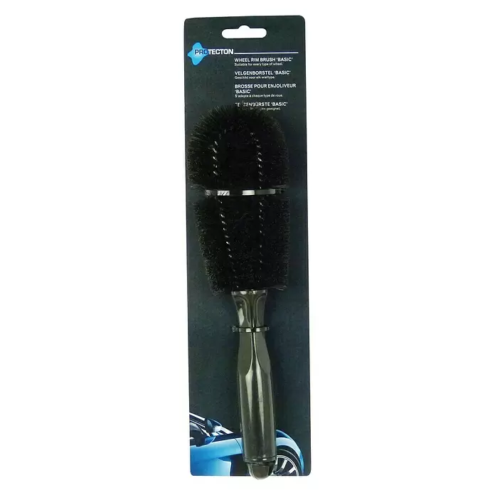 Protecton Velgenborstel Basic - Zwart - Top-down weergave