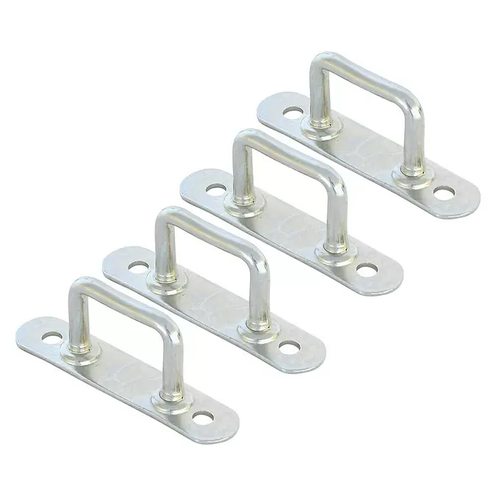 Carpoint Schroefhaak brug 36 mm - 4 st., Metaal - Diagonaal zicht