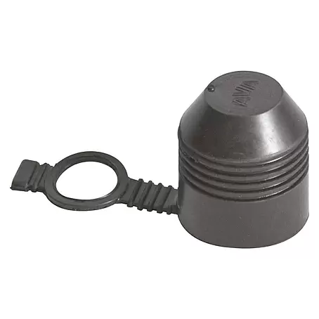 Carpoint  Trekhaakdop Zwart met ring