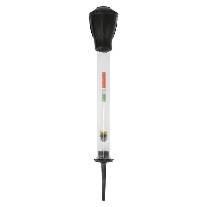 Carpoint Niveaumeter Accuzuur - Zwart/Transparant - Vooraanzicht