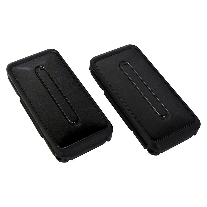 Carpoint Kunststof clips Type T 2 stuks - Zwart - Diagonaal zicht