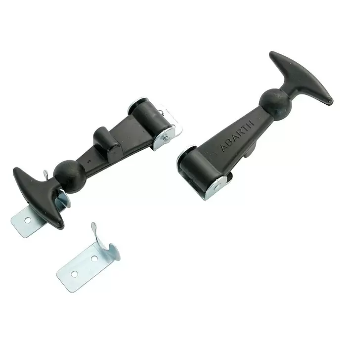 Carpoint Hakenset voor de motorkap - 2 st. - Diagonaal zicht