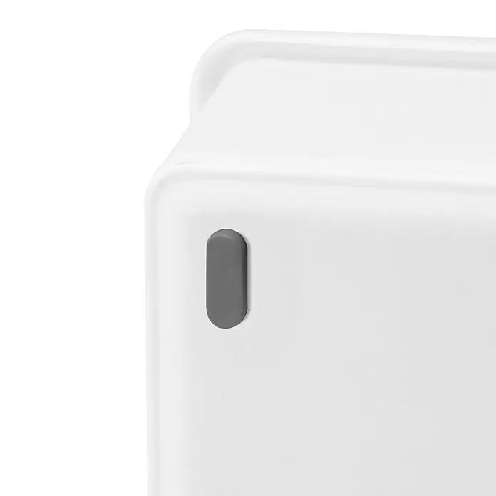 Organizador bicolor - L x An x Al: 40 x 17 x 7 cm, Blanco/gris - Primer plano