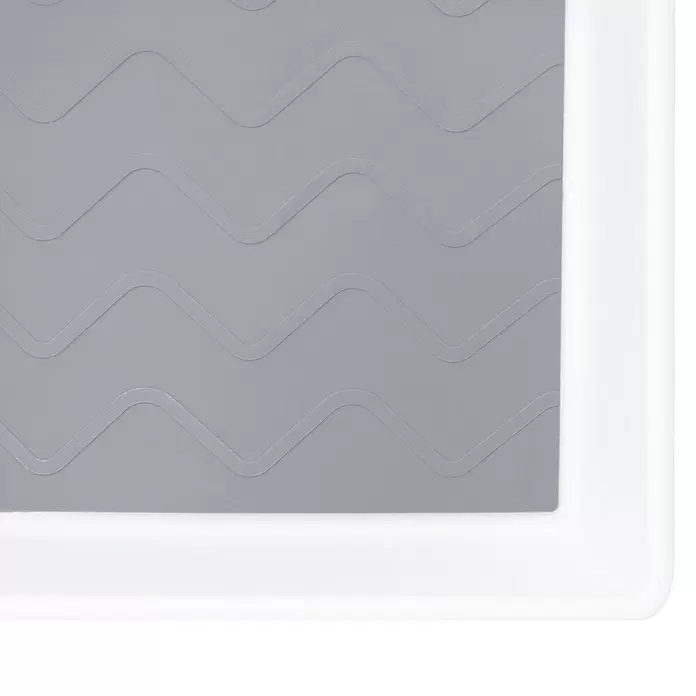 Organizador bicolor - L x An x Al: 40 x 17 x 7 cm, Blanco/gris - Primer plano