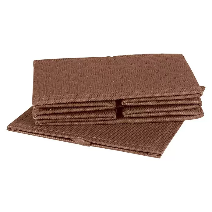 Organizador acolchado - Número de compartimentos: 8 ud., Marrón - Vista frontal