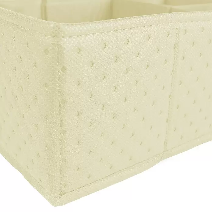 Organizador acolchado - Número de compartimentos: 8 ud., Beige - Primer plano