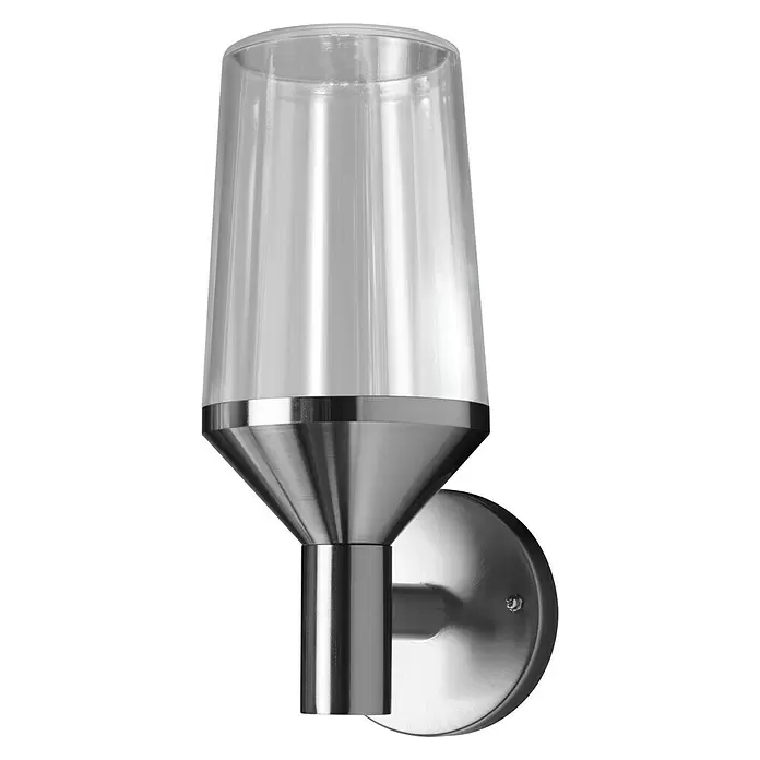 Ledvance LED-Außenwandleuchte - 161 x 12 x 290 cm, Edelstahl, IP44 - Diagonale Ansicht