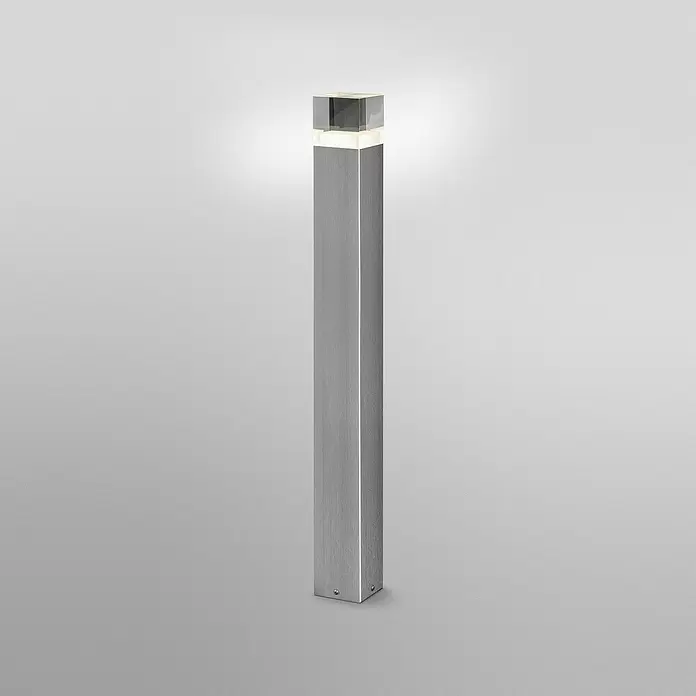 Ledvance LED-Außenleuchte Endura Crystal - Farbe Gehäuse: Stahl, IP44, 10,7 x 10,7 x 82,4 cm - Stimmungsaufnahme