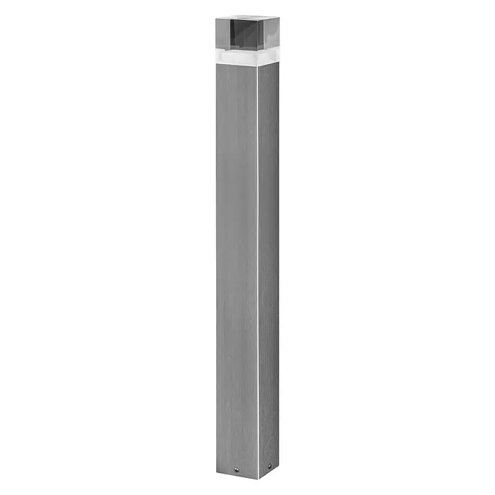Ledvance LED-Außenleuchte Endura Crystal - Farbe Gehäuse: Stahl, IP44, 10,7 x 10,7 x 82,4 cm - Diagonale Ansicht