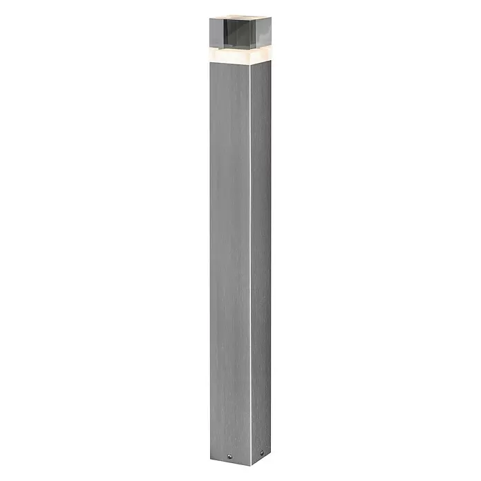 Ledvance LED-Außenleuchte Endura Crystal - Farbe Gehäuse: Stahl, IP44, 10,7 x 10,7 x 82,4 cm - Diagonale Ansicht