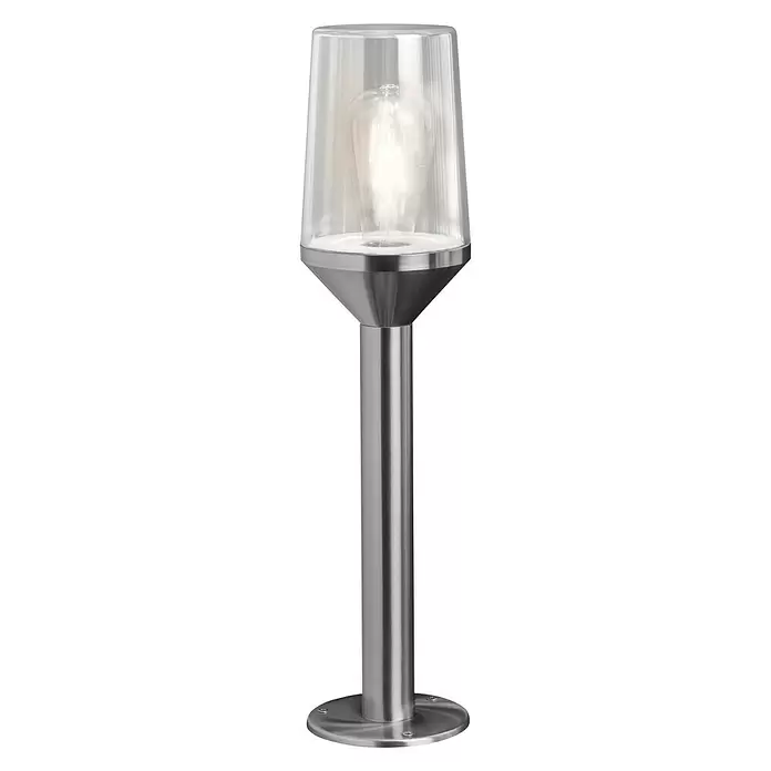 Ledvance LED-Außenleuchte Endura Classic - Farbe Gehäuse: Stahl, IP44, 16,2 x 16,2 x 55,4 cm - Vorderansicht