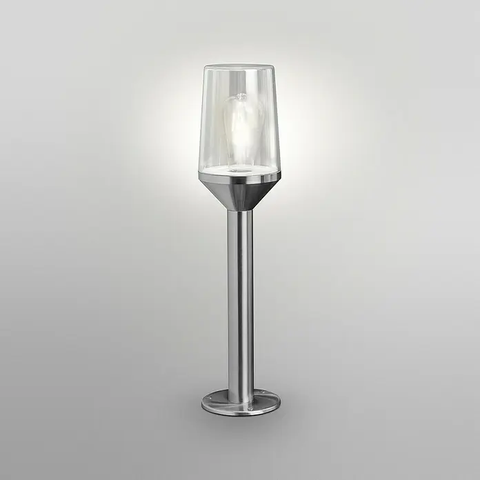 Ledvance LED-Außenleuchte Endura Classic - Farbe Gehäuse: Stahl, IP44, 16,2 x 16,2 x 55,4 cm - Stimmungsaufnahme