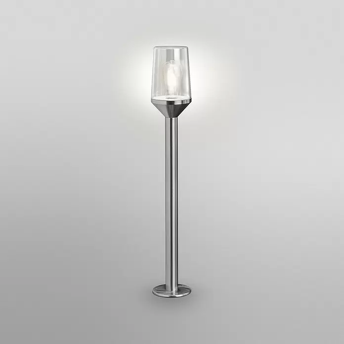 Ledvance LED-Außenleuchte Endura Classic - Farbe Gehäuse: Stahl, IP44, 16,2 x 16,2 x 85,4 cm - Stimmungsaufnahme