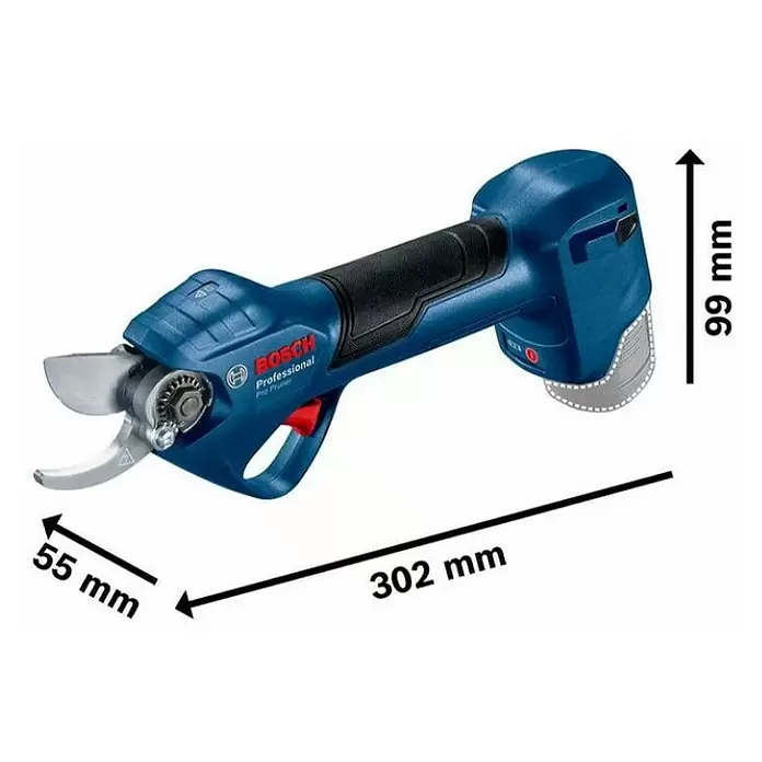 Bosch Professional Akumulatorske škare za živicu Pro Prunner - 12 V, Litij-ionska, 6 Ah - Skica