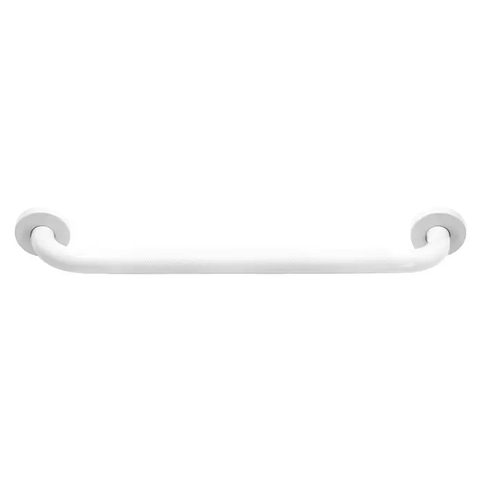CM Baños Asidero de baño antideslizante - Ancho: 68 cm, Blanco, Mate - Vista frontal