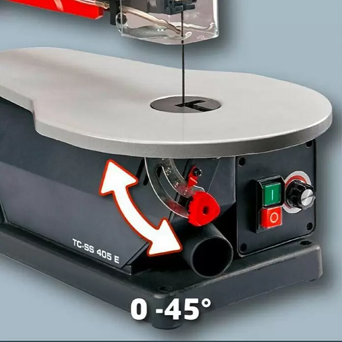 Einhell Dekupir pila TC-SS 405 E - 120 W, 400 - 1.600 o/min, Dimenzije podloge: 408 x 250 mm - Detaljan prikaz