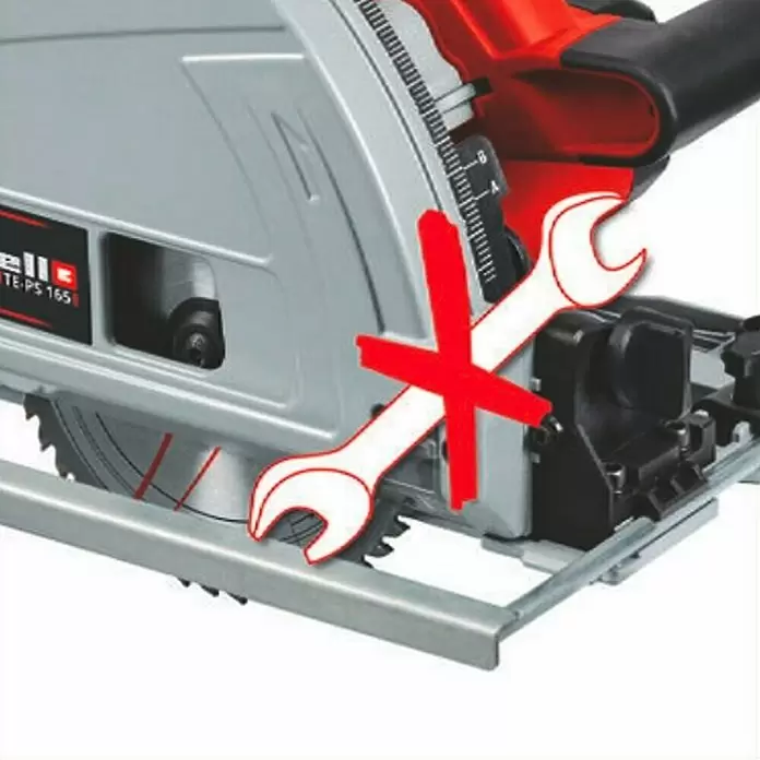 Einhell Upuštajuća pila TE-PS 165 - 1.200 W, List pile: Ø 165 mm, Broj okretaja pri praznom hodu: 5.200 okr/min - Detaljan prikaz