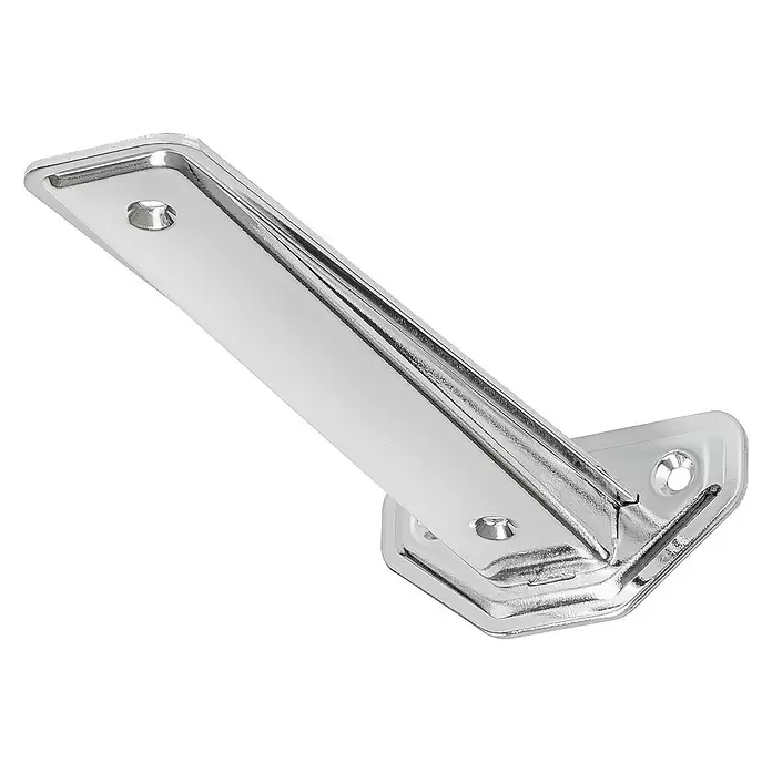 Stabilit Soporte de estanterías 3F - 190 x 38 x 2,5 mm, Carga soportada: 65 kg, Plateado - Vista angular