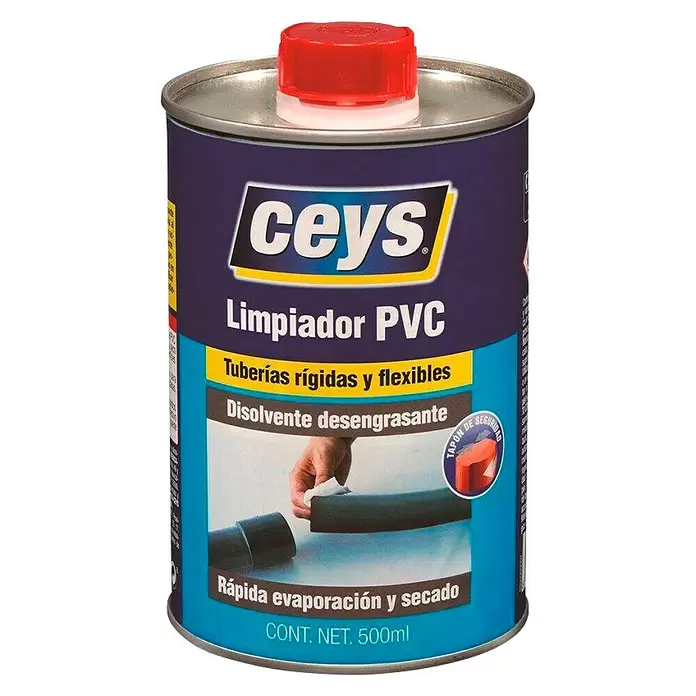 Ceys Limpiador de tubos PVC - 500 ml - Vista frontal