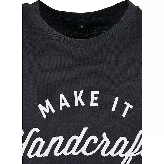 T-Shirt Handcrafter - XXXL, Navy - Detailaufnahme