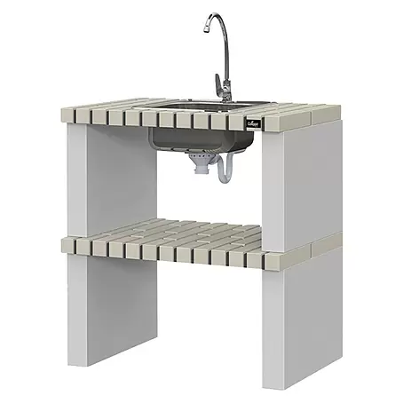 Mesa lavadero modular para barbacoa Alvor