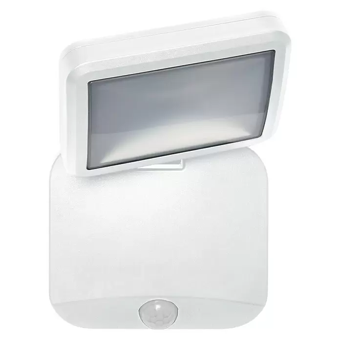 Ledvance Sensor-LED-Außenwandstrahler Single - 4 W, Weiß, Bewegungsmelder, 1-flammig - Vorderansicht