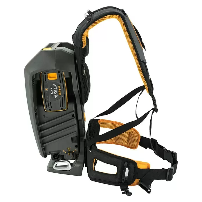 Stiga Akku-Tragerucksack SBH 900 AE - 48 V - Linke Seitenansicht