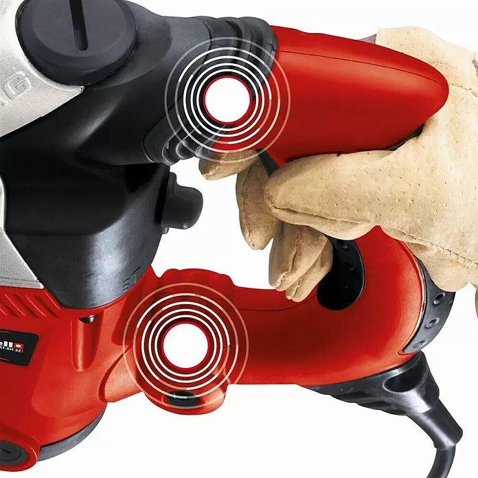 Einhell Expert Martillo perforador RT-RH 32 - 1.250 W, Número de revoluciones de marcha en vacío: 800 r.p.m., Energía de percusión: 3,5 J - Producto en uso