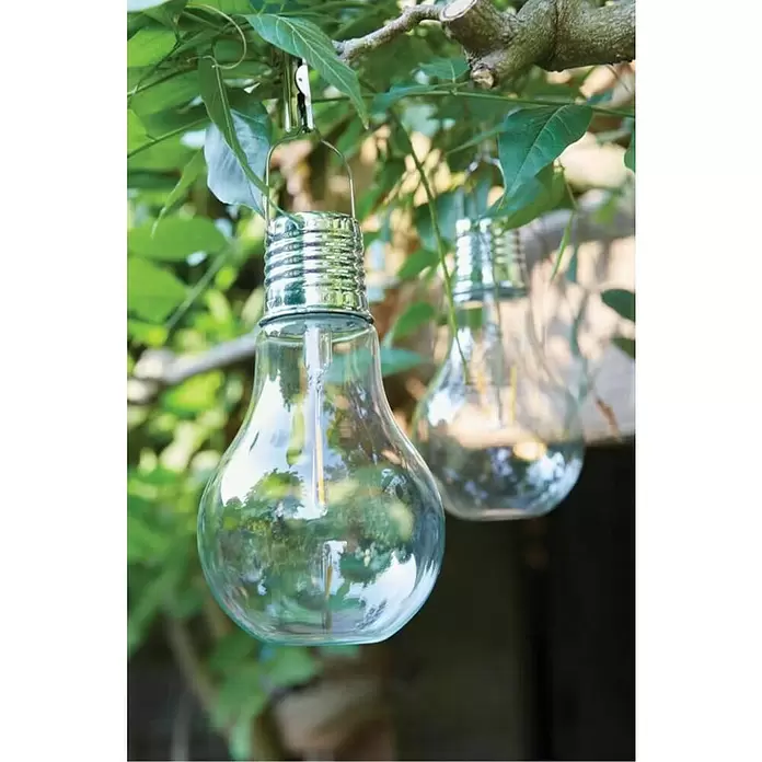 Luxform Solarna viseća svjetiljka - LED, Prozirno, Š x V: 10 x 17 cm - Detaljan prikaz