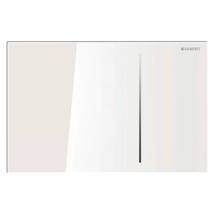 Geberit Betätigungsplatte Sigma 70 - Weiß, 2-Mengen-Spülung - Vorderansicht