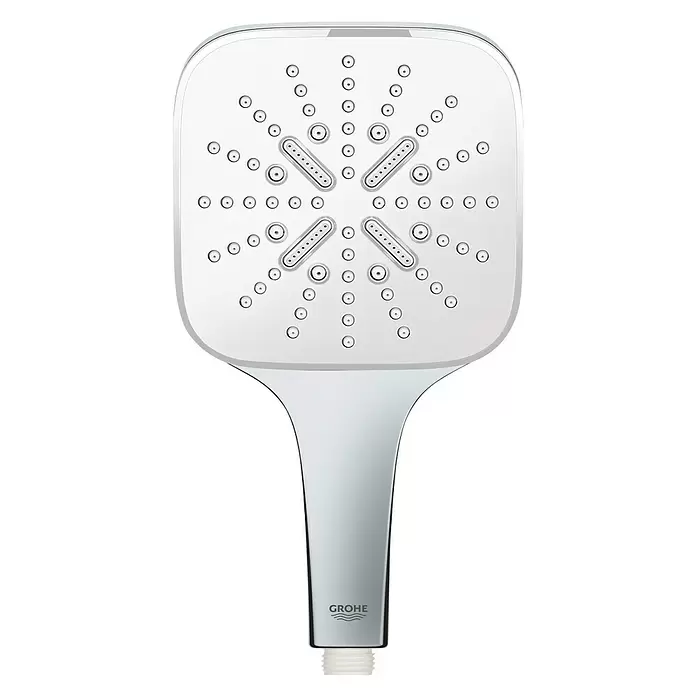 Grohe Teleducha Vitalio SmartActive 130 Cube - Número de funciones: 3 ud., Diámetro: 13 cm, Cromo - Vista frontal