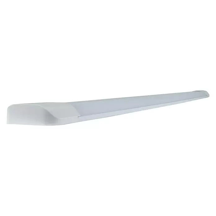Ritter Leuchten LED-Deckenleuchte Flux - 48 W, Silber, L x B x H: 120 x 11 x 3,5 cm - Diagonale Ansicht