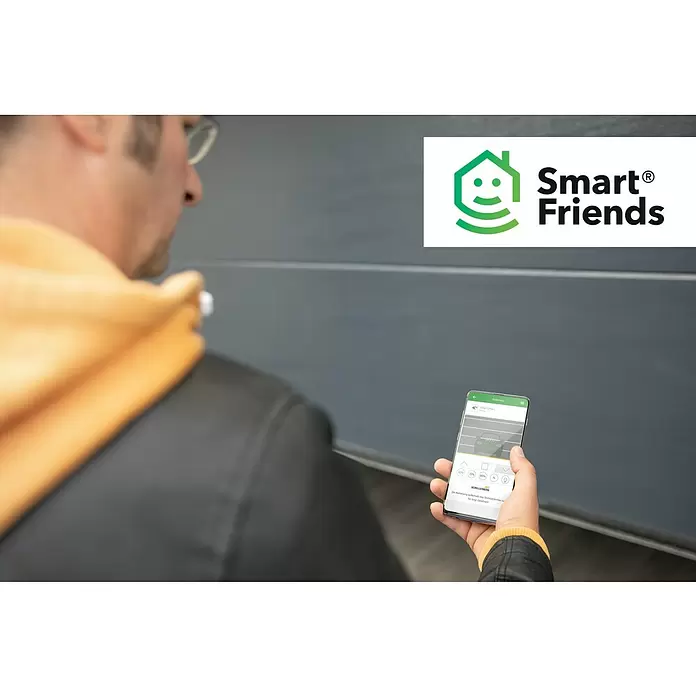 Schellenberg Garagentorantrieb Smart Drive L - Torfläche: Max. 10 m², Zugkraft: Max. 600 N - Anwendungsbeispiel