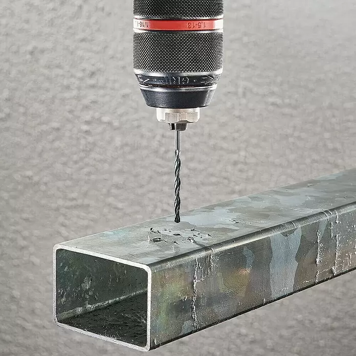 Wolfcraft Metallbohrer rollgewalzt - Länge: 86 mm, Durchmesser: 5 mm, 1 Stk. - Detailaufnahme