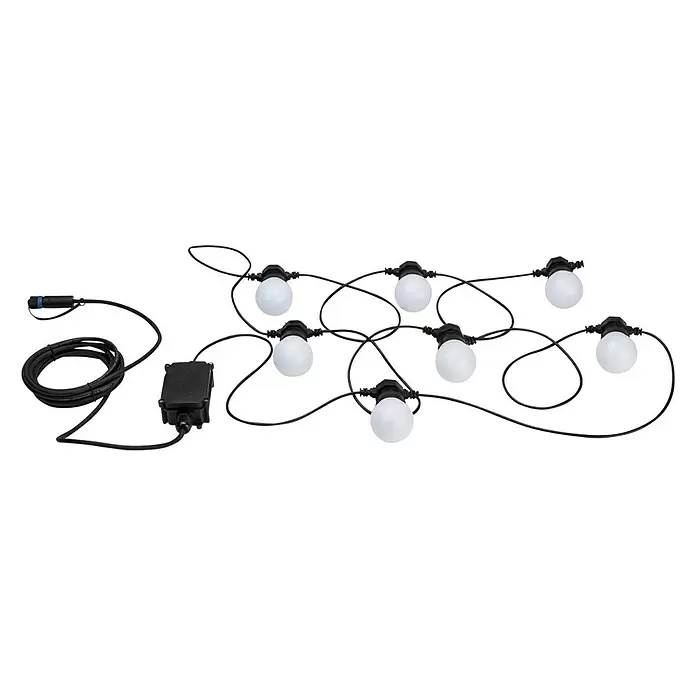 Paulmann Plug & Shine LED fényfüzér - 6,8 m, IP44, Kívül - Felülnézet