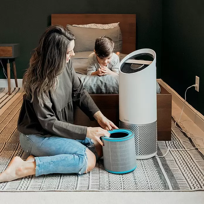 Leitz TruSens Aktivkohlefilter Allergie - Passend für: TruSens Luftreiniger Z-2000/Z-2500, Höhe: 14,2 cm - Anwendungsbeispiel