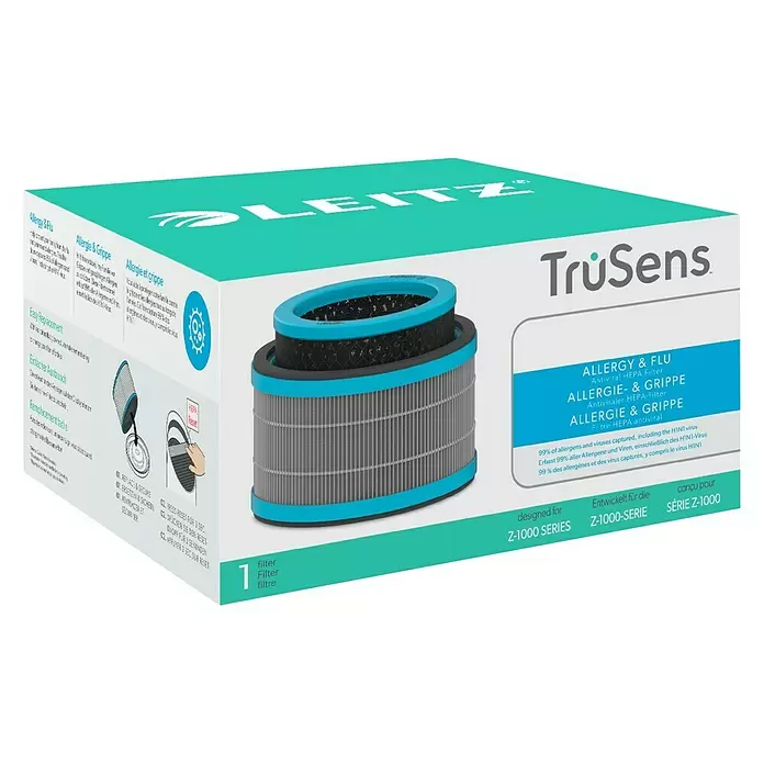 Leitz TruSens HEPA-Filter Allergie - Passend für: TruSens Luftreiniger Z-1000 - Diagonale Ansicht