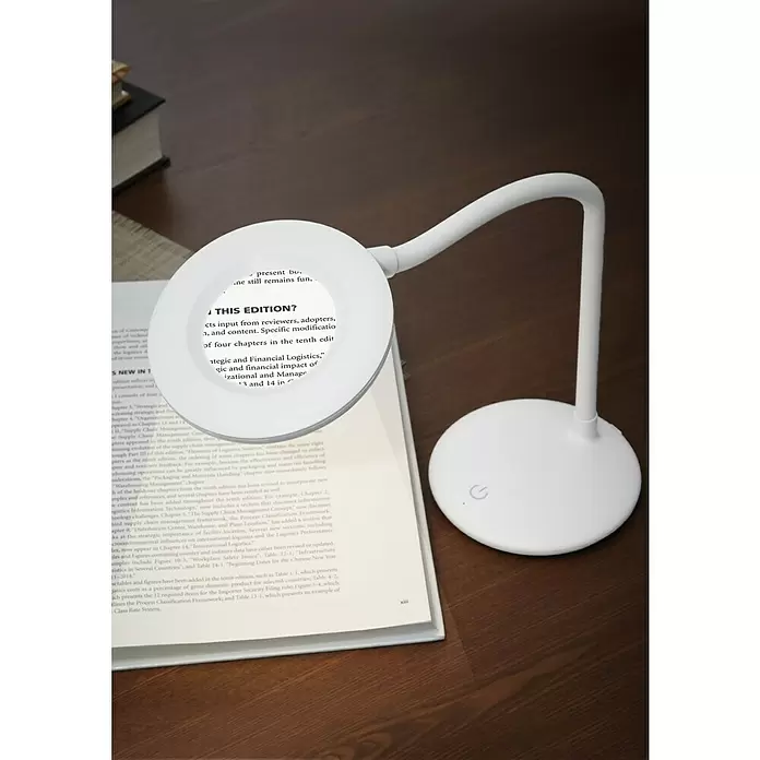 Magic Vision LED-Lupenleuchte - Höhe: 52 cm, Weiß, Vergrößerung: 300 % - Detailaufnahme
