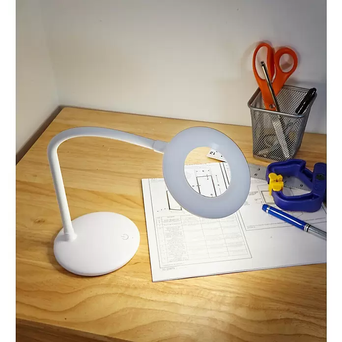 Magic Vision LED-Lupenleuchte - Höhe: 52 cm, Weiß, Vergrößerung: 300 % - Stimmungsaufnahme