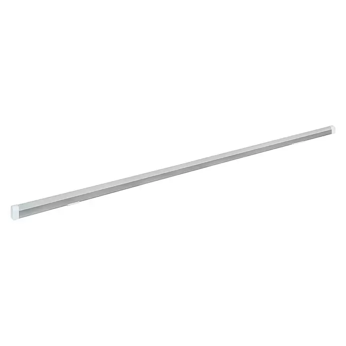 Müller-Licht LED-Wand- & Deckenleuchte Ecoline 150 - 24 W, Silber, L x B x H: 150,2 x 3 x 4,3 cm - Diagonale Ansicht