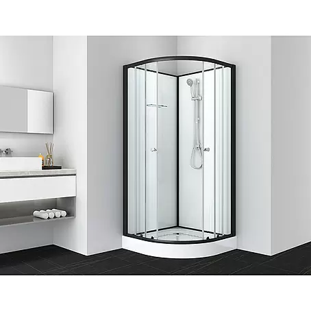 Sanotechnik  Komplettdusche Bela halbrund