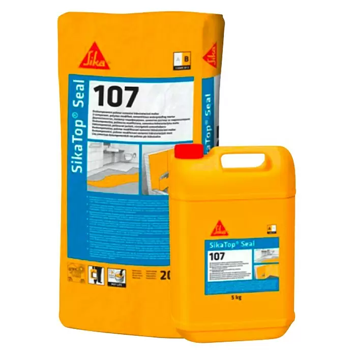 Sika Hidroizolacijska masa Top Seal, 20 + 5 kg - Sive boje - Pogled sprijeda