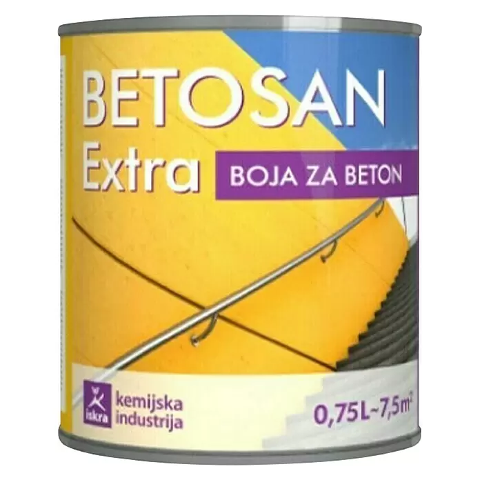 Boja za beton - Crvene boje, 750 ml - Pogled sprijeda