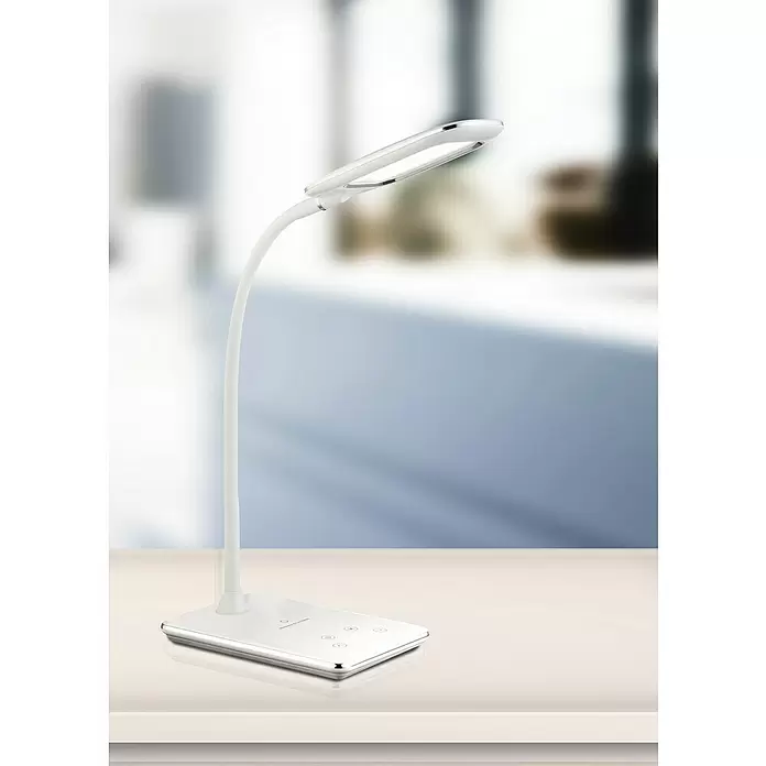 LED-Tischleuchte HEKLA - 5 W, L x B x H: 18,5 x 12,5 x 26 cm, Kaltweiß - Stimmungsaufnahme