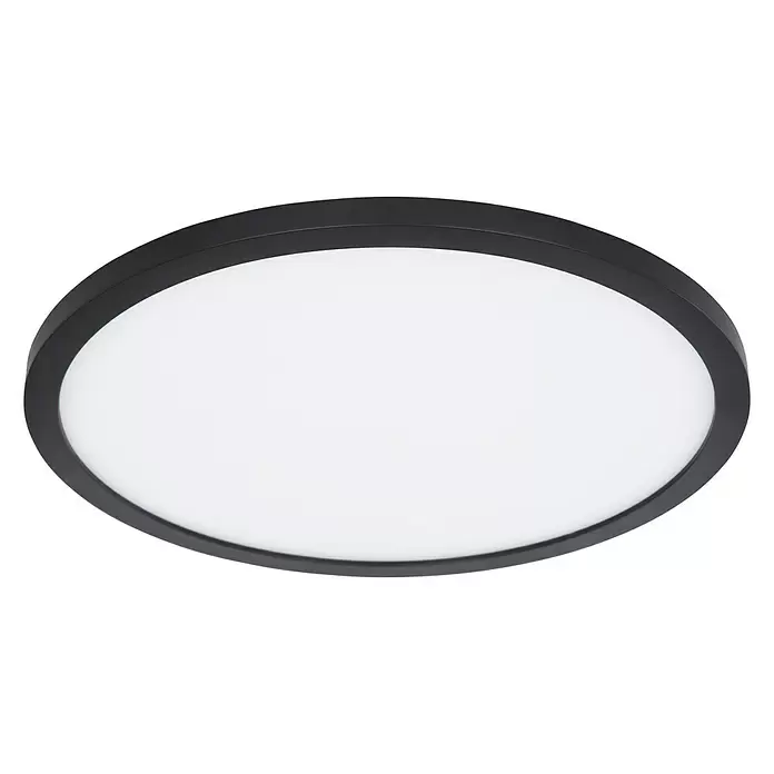 Globo Led-plafondlamp, rond Sapana - 24 W, Ø x h: 420 mm x 2,5 cm, Warm wit - Diagonaal zicht